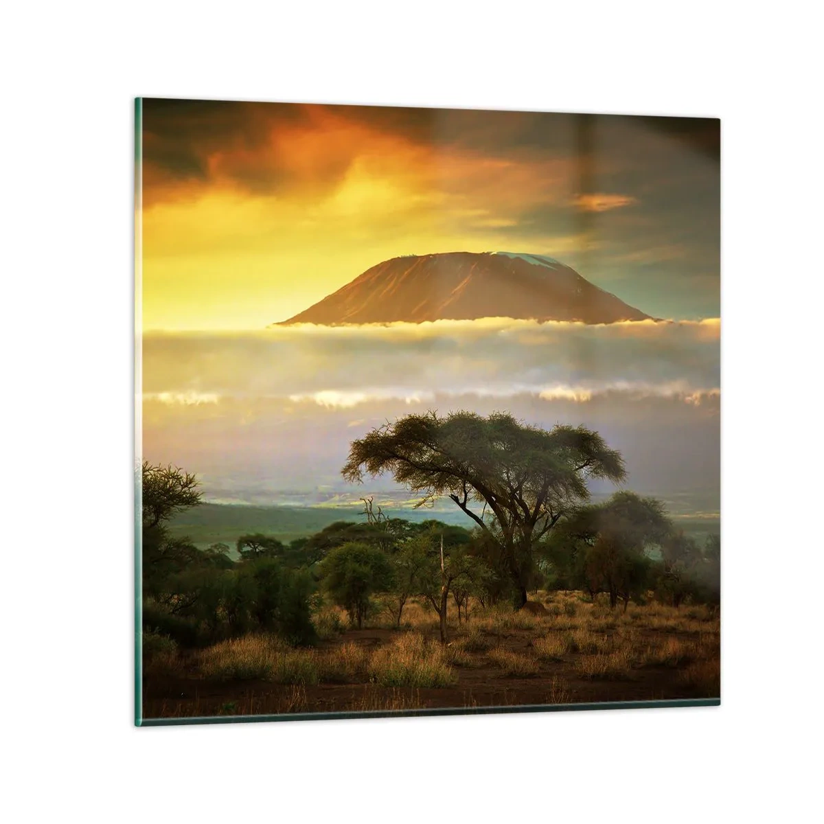 Üveg kép - Utazó álma - 50x50 cm