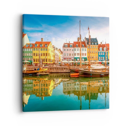 Vászonkép - A tükörsima víz felett - 40x40 cm