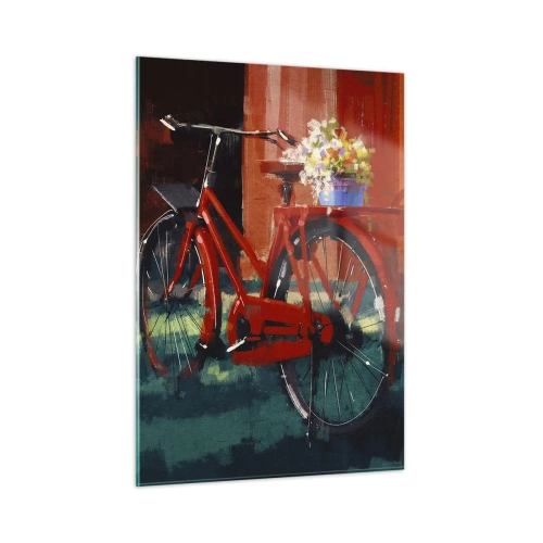Üveg kép - I want to ride my bicycle - 50x70 cm