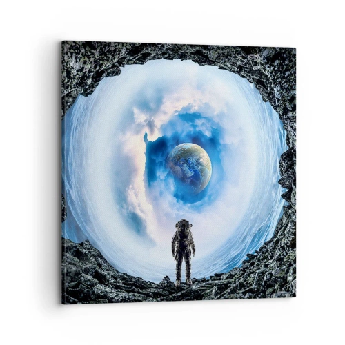 Vászonkép - Nincs messze otthontól - 70x70 cm