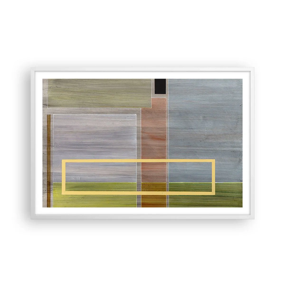 Poszter fekete keretben - Egyszerűen és nyugodtan - 91x61 cm