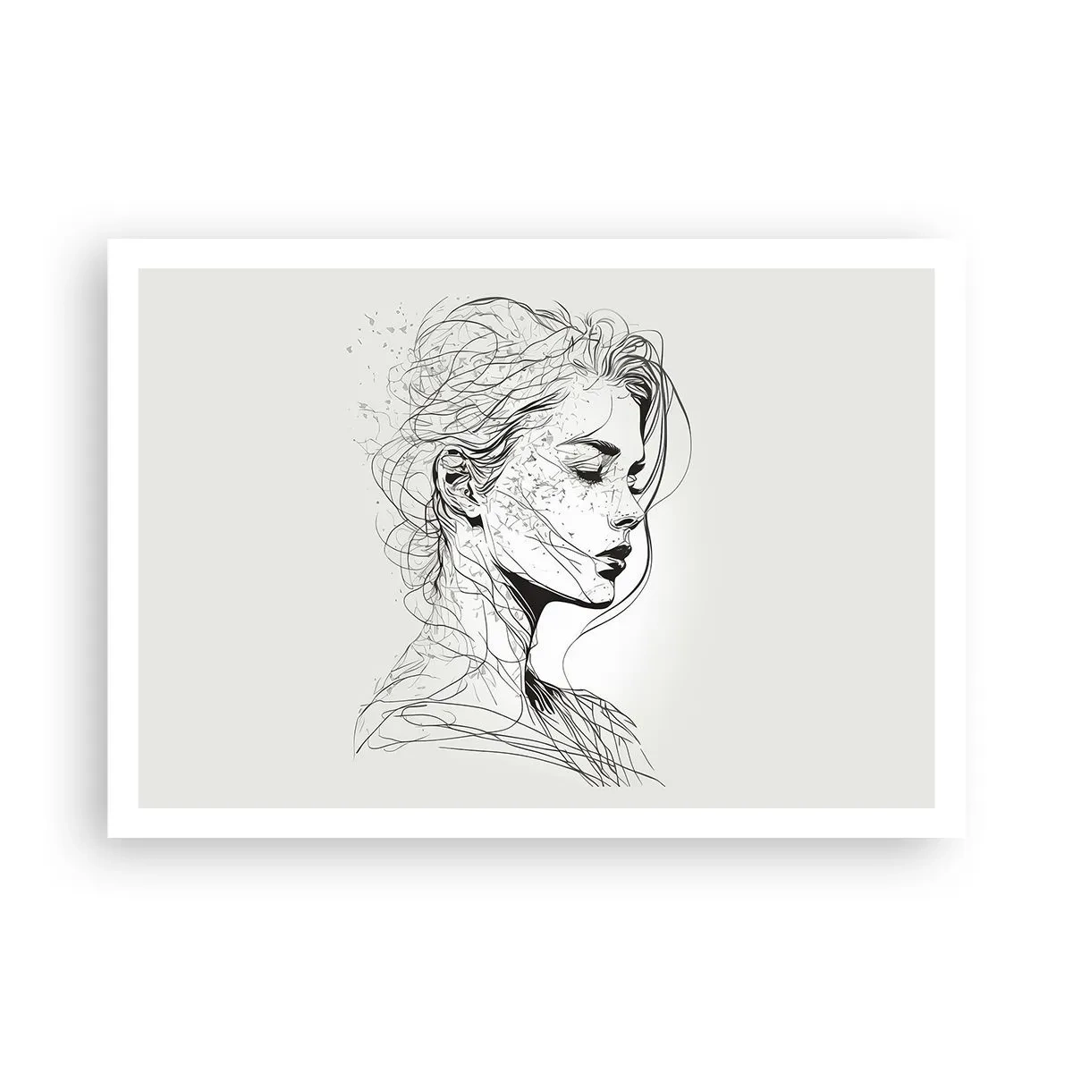 Poszter - Portré álmodozásban - 100x70 cm