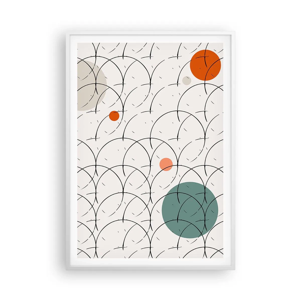 Poszter fekete keretben - A pop-art szellemében - 70x100 cm