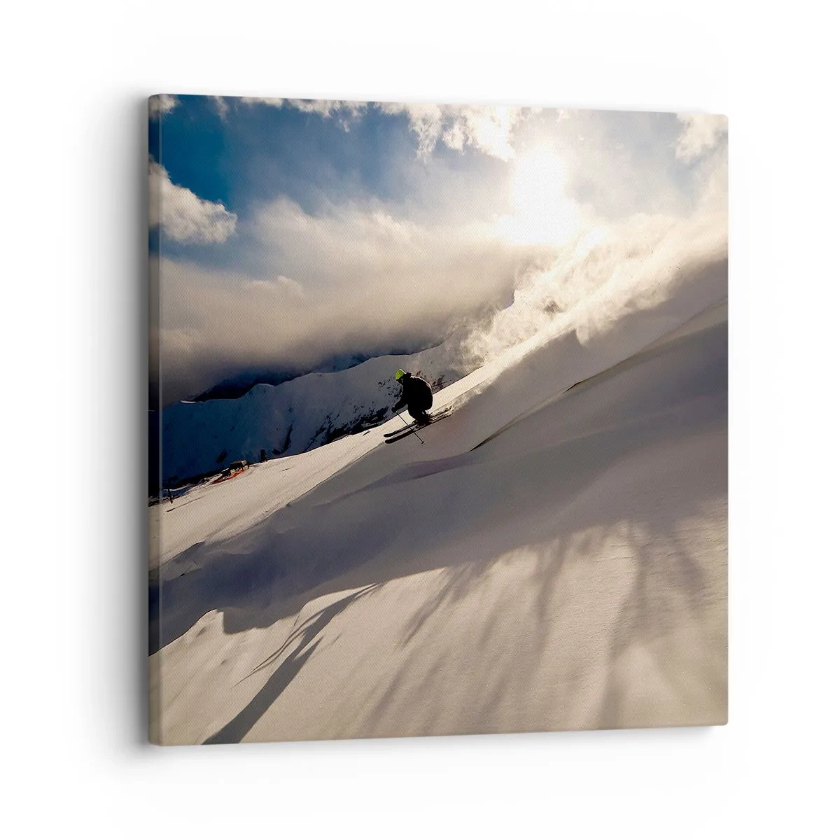 Vászonkép - Hegyi kihívás teljesítve - 30x30 cm