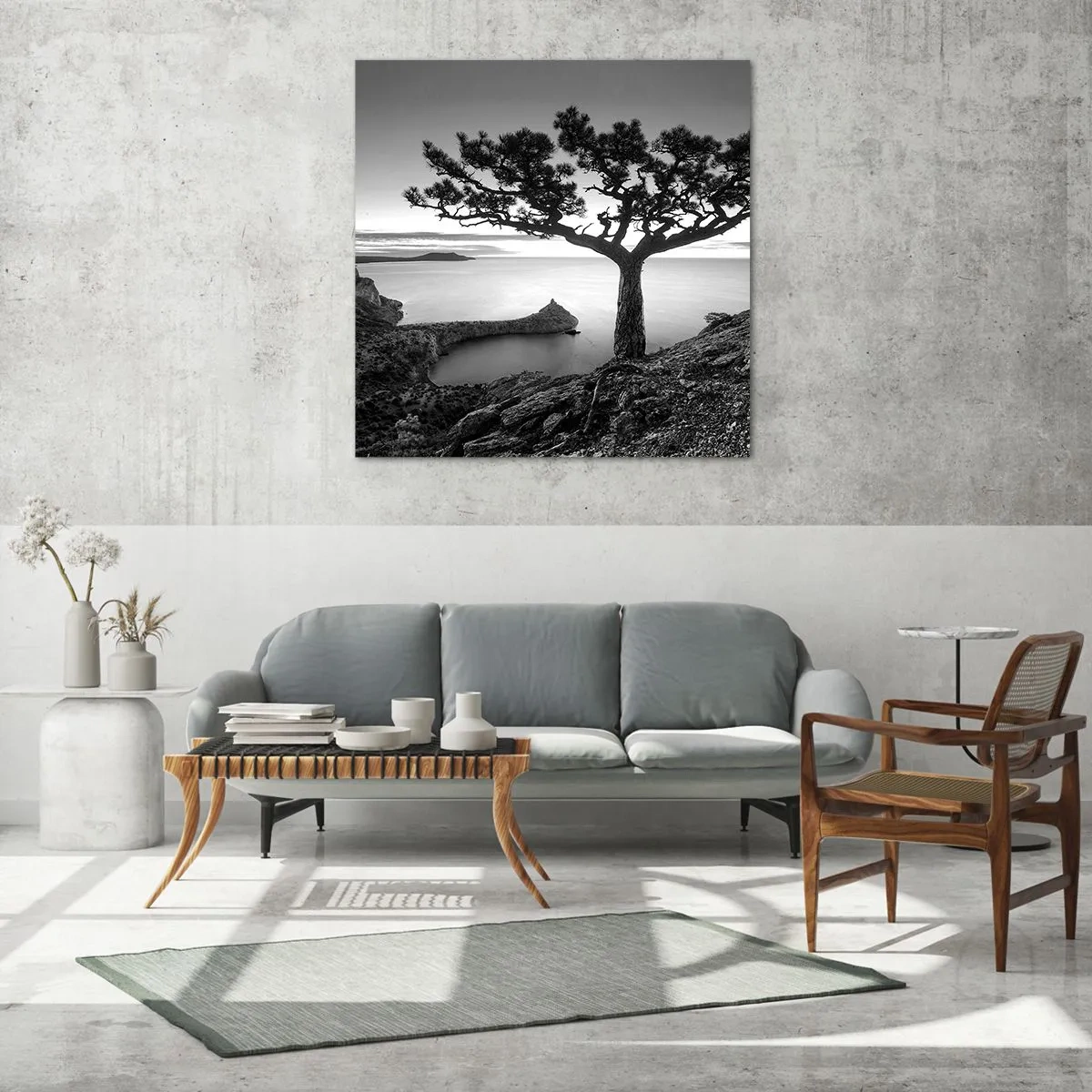 Üveg kép - Béke a horizontig - 40x40 cm