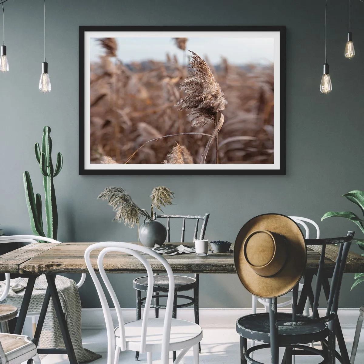 Poszter fehér keretben - Ideje elrepülni a széllel - 70x50 cm