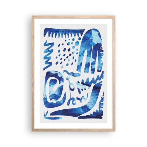 Poszter világos tölgy keretben - Vissza a gyökerekhez - 50x70 cm