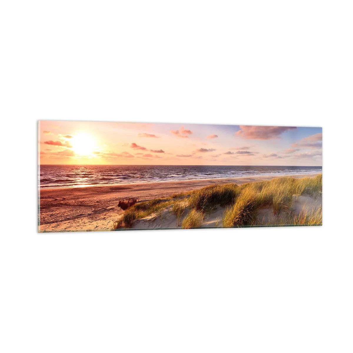 Üveg kép - Már érződik a nyár a levegőben - 90x30 cm