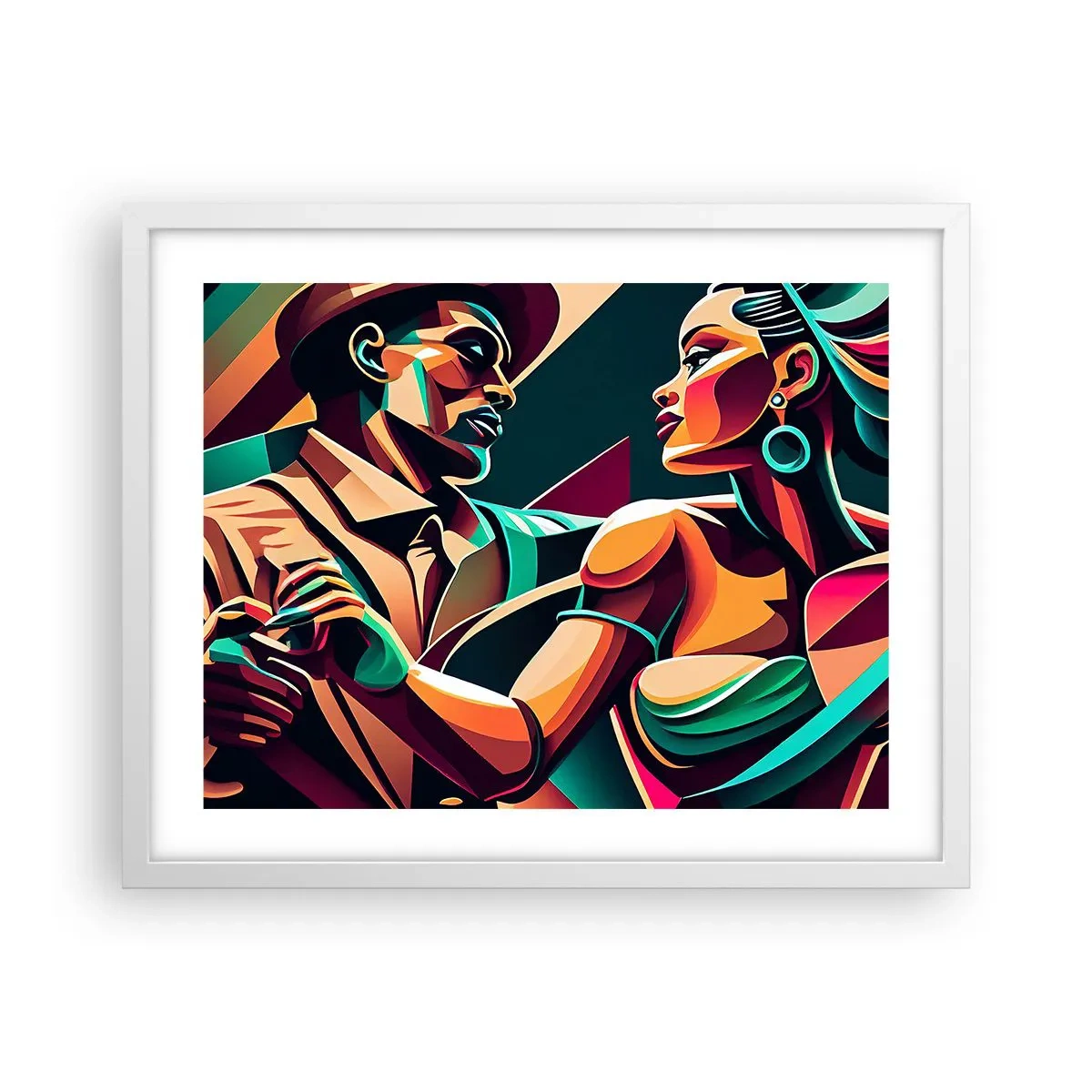 Poszter fekete keretben - A szív ritmusában - 50x40 cm