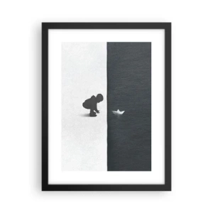 Poszter fehér keretben - Nagy utazás - 30x40 cm