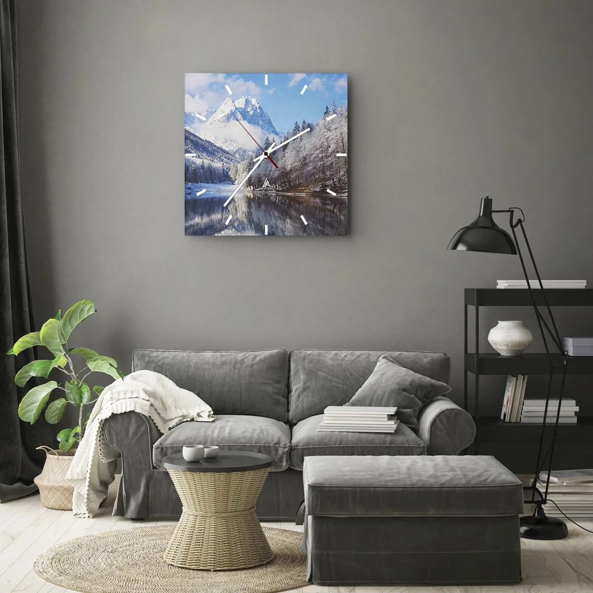 Falióra, Óra - Hóőrség - 40x40 cm