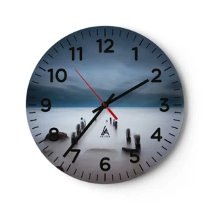 Falióra, Óra - Töprengő tó - 30x30 cm