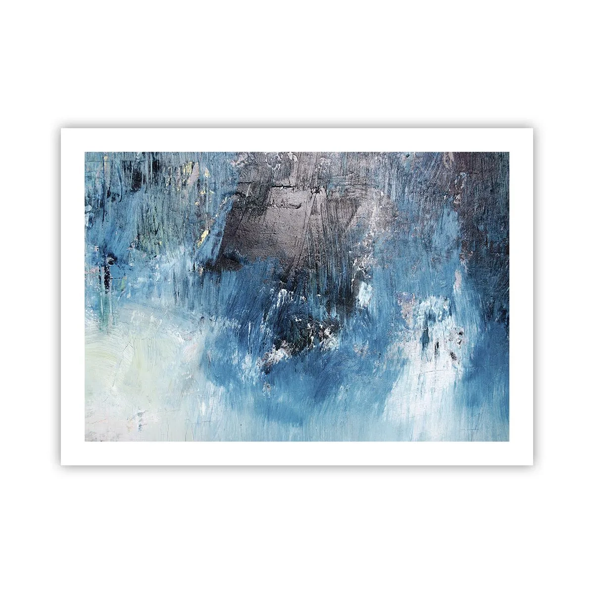 Poszter - Kék rapszódia - 70x50 cm