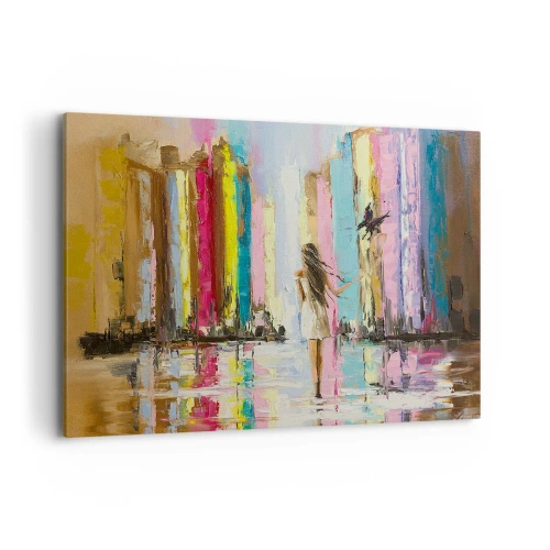 Vászonkép - Kövessél - 120x80 cm