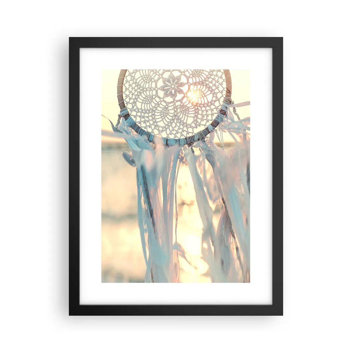 Poszter fehér keretben - Csipkés totem - 30x40 cm