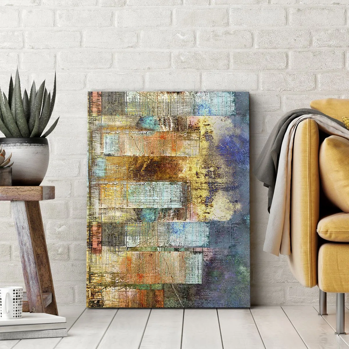 Vászonkép - Napfényes metropolisz - 55x100 cm