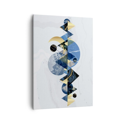 Vászonkép - Geometriai táj - 50x70 cm