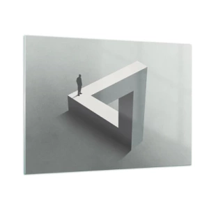 Üveg kép - És mégis lehetséges - 100x70 cm