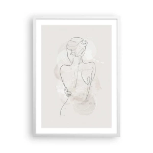 Poszter fekete keretben - Mint egy érzékeny hangszer - 50x70 cm