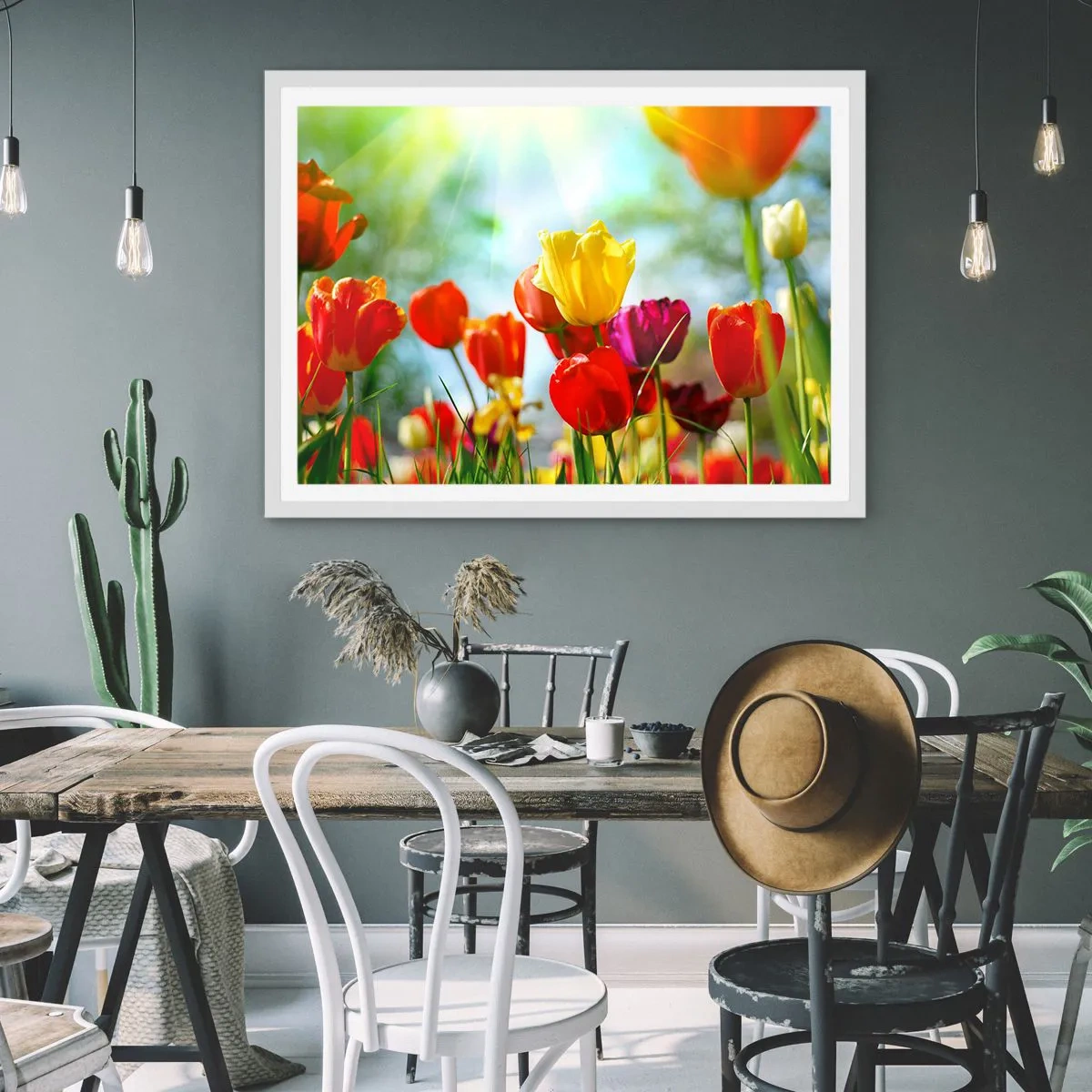 Poszter fekete keretben - A nap minden színe - 70x50 cm