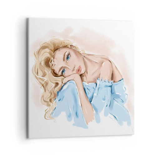 Vászonkép - Álmodozó a kékben - 50x50 cm