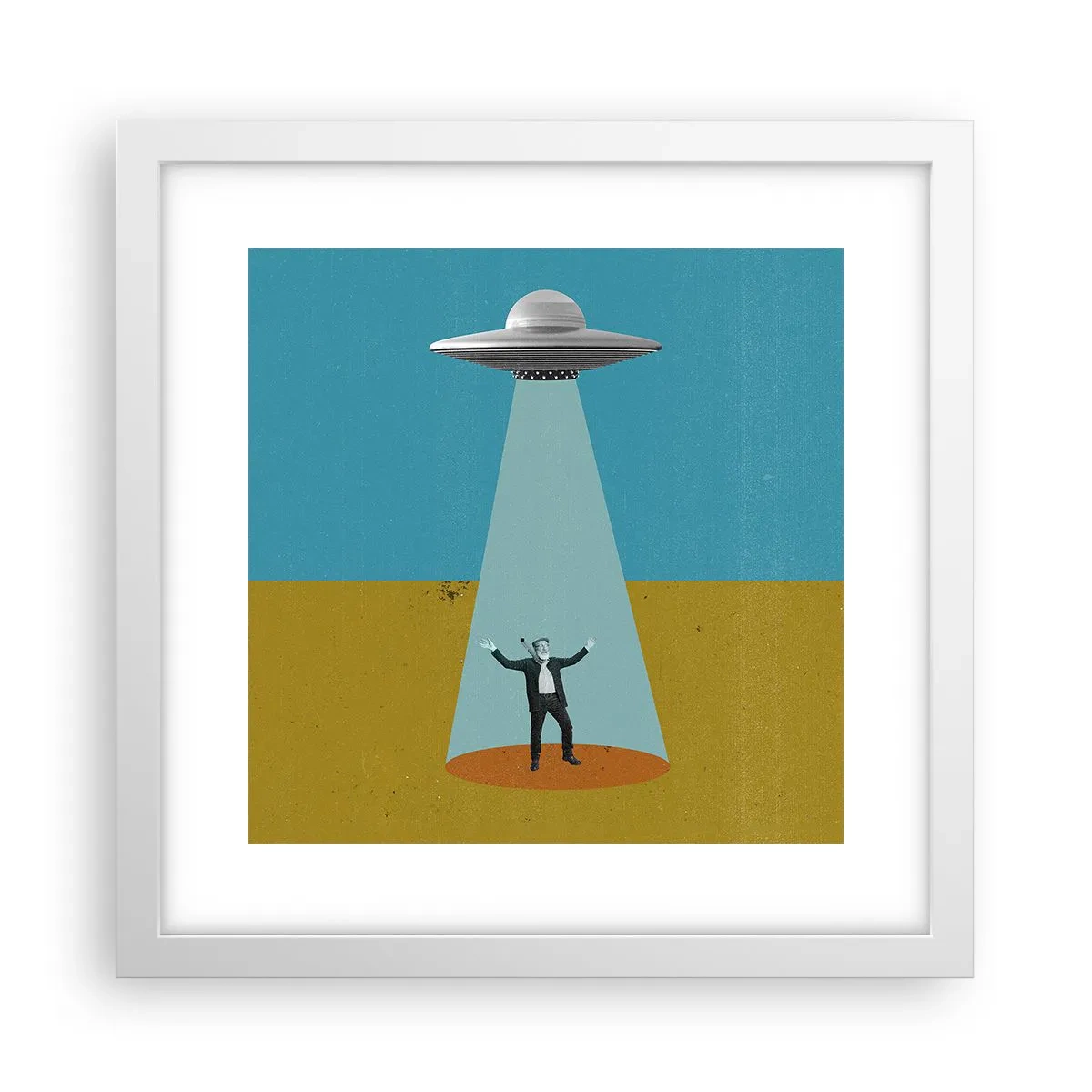 Poszter fekete keretben - Közeli találkozás - 30x30 cm