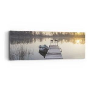 Vászonkép - Egy kis idő múlva visszajövök - 90x30 cm