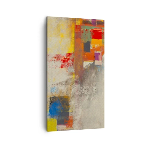 Vászonkép - Színgeometria - 45x80 cm
