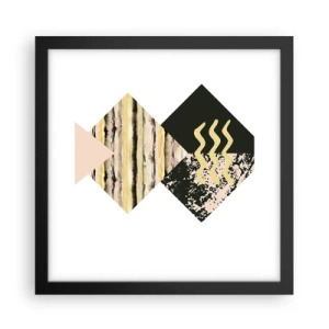 Poszter fehér keretben - Nem olyan egyszerű - 30x30 cm