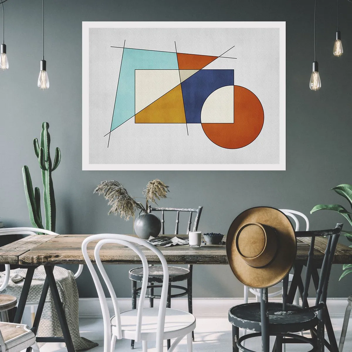 Poszter - Absztrakció: modernista szórakozás - 100x70 cm