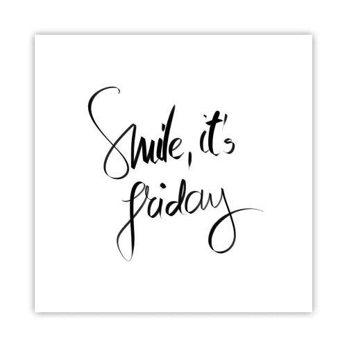 Poszter - Igazi öröm - 50x50 cm