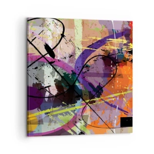 Vászonkép - Mehet egyenesen előre vagy körbe - 60x60 cm
