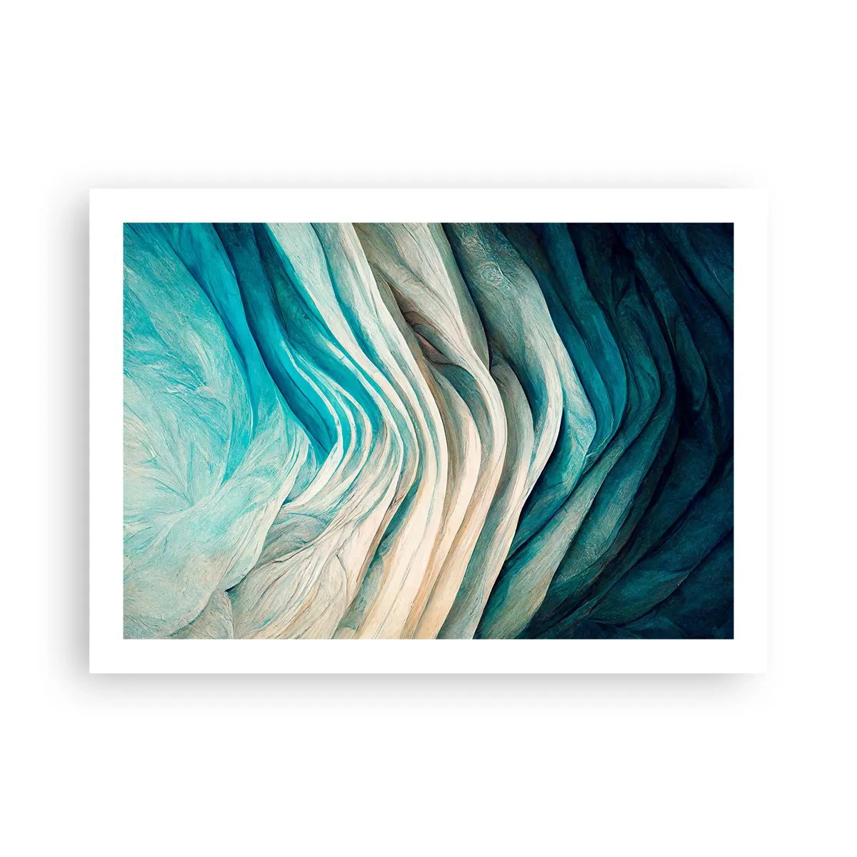 Poszter - Kék telhetetlenség - 70x50 cm