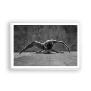 Poszter fekete keretben - Előkerített szimmetria  - 91x61 cm