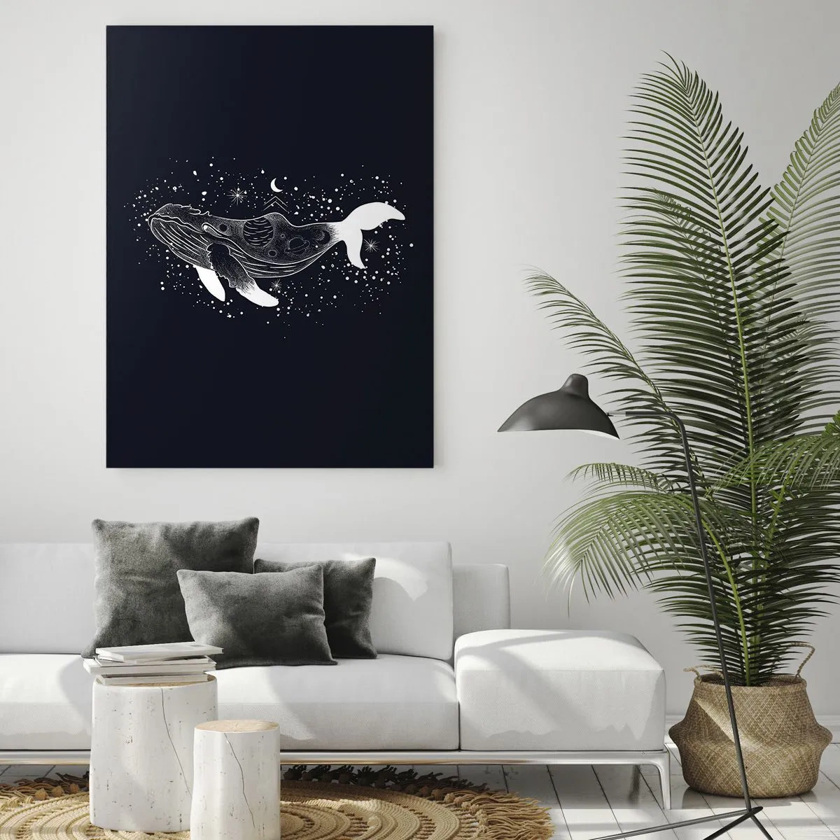 Üveg kép - Az univerzum óceánjában - 50x70 cm