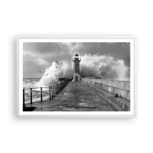 Poszter fekete keretben - Rettenthetetlen - 91x61 cm