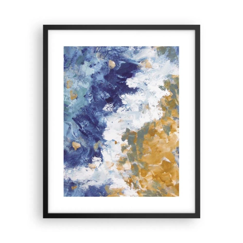 Poszter fehér keretben - Az elemek tánca - 40x50 cm