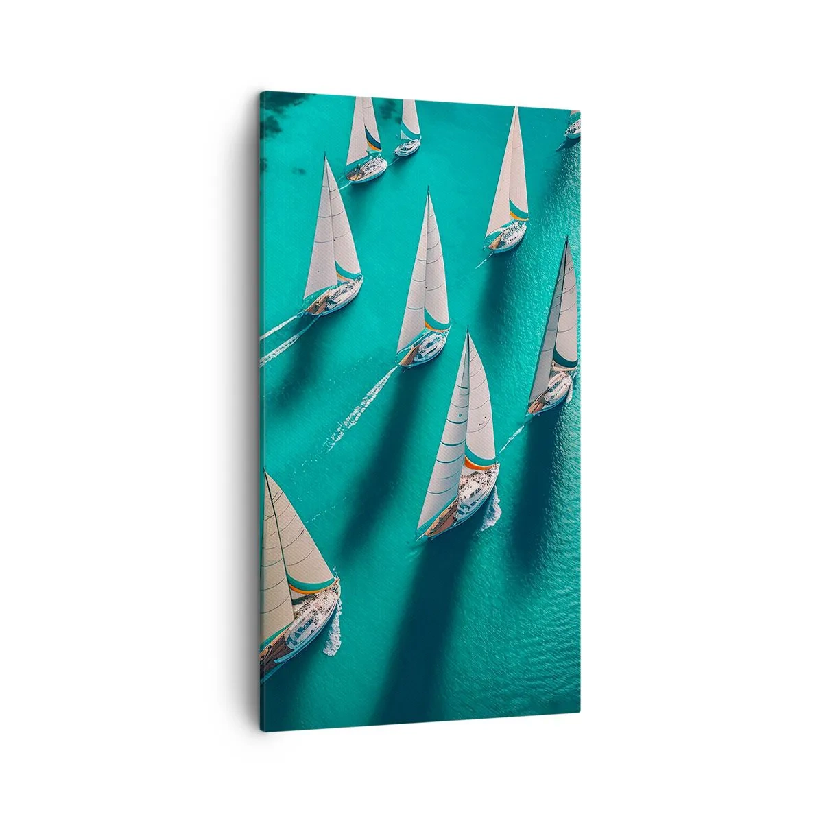 Vászonkép - Versengés a széllel - 45x80 cm