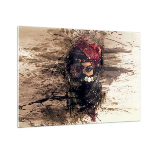 Üveg kép - Legalább riasztó - 100x70 cm