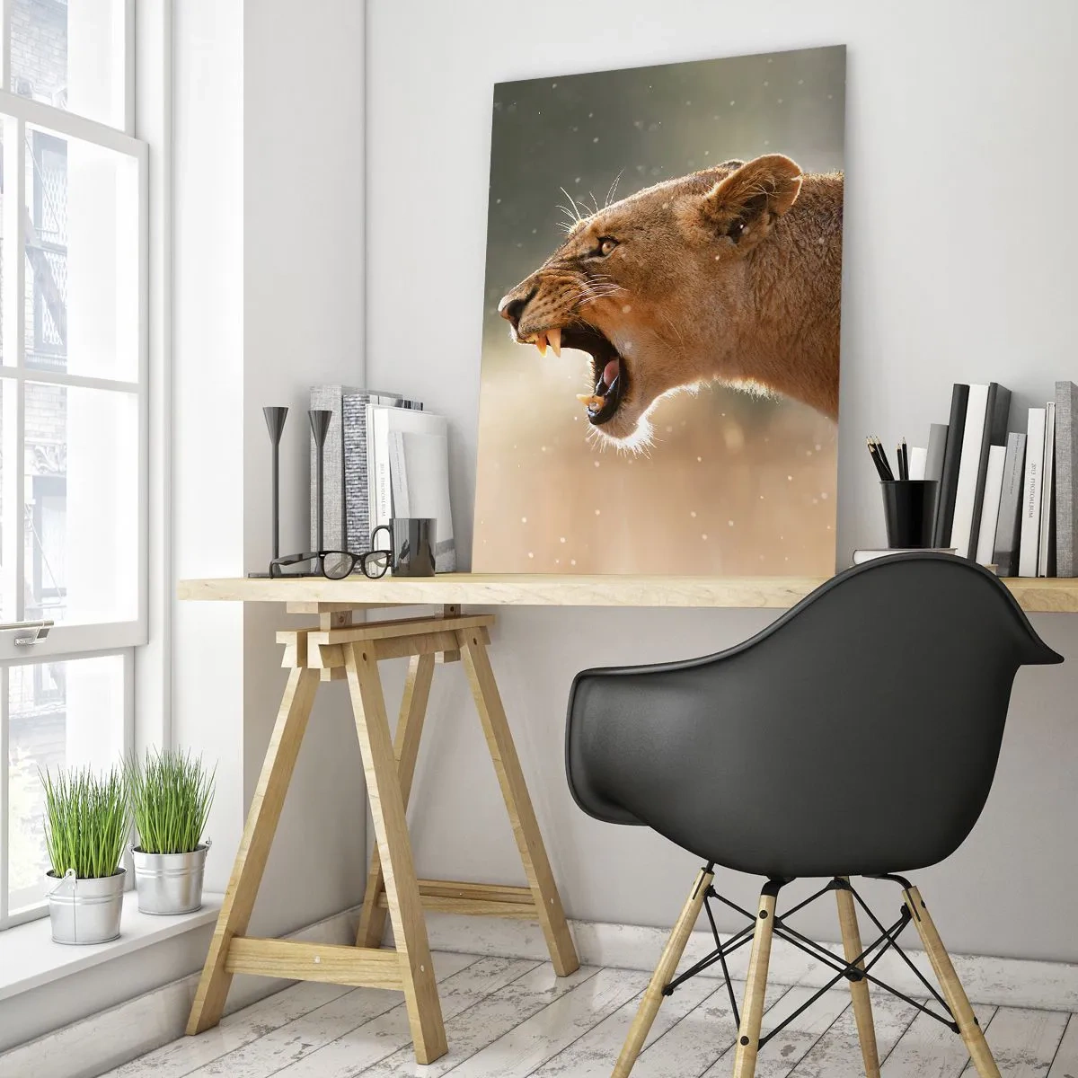 Üveg kép - Próbálj meg nem hallgatni - 70x100 cm