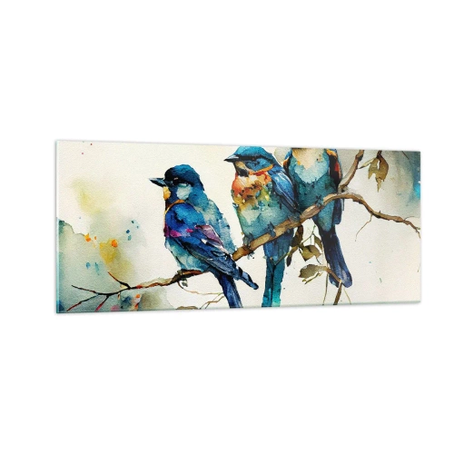 Üveg kép - Megsértődött? - 100x40 cm