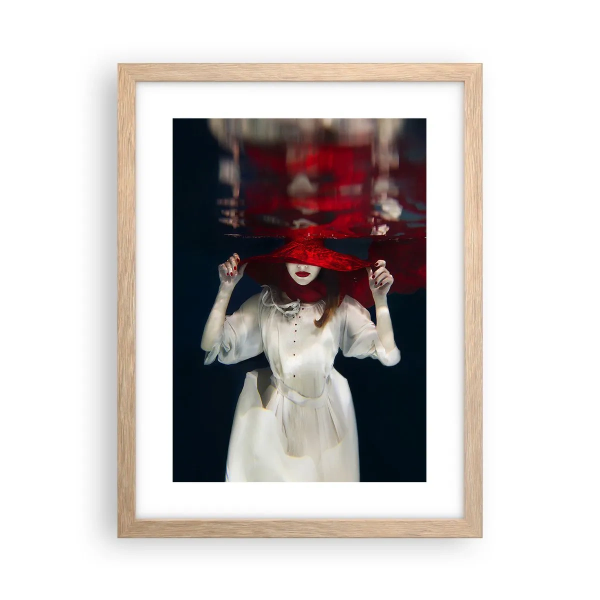 Poszter világos tölgy keretben - Furi(fele)ség - 30x40 cm