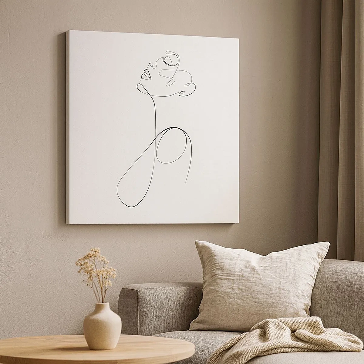 Vászonkép - Álmokban hurkolt - 30x30 cm