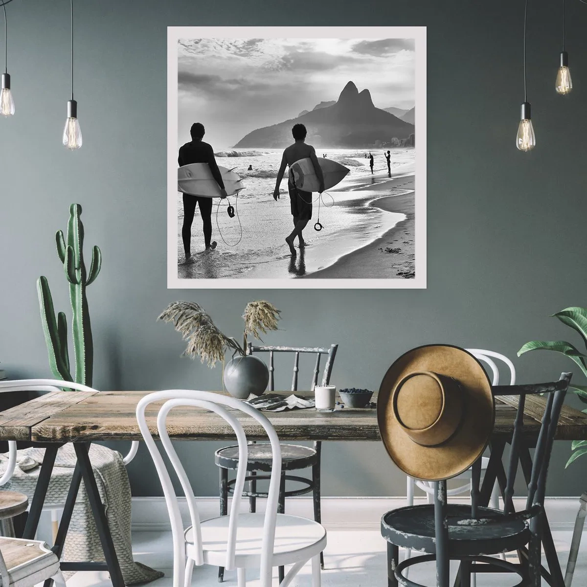 Poszter - Egyhullámú szamba - 60x60 cm