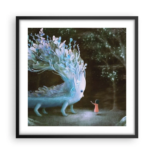 Poszter fehér keretben - Fantasztikus találkozás - 50x50 cm