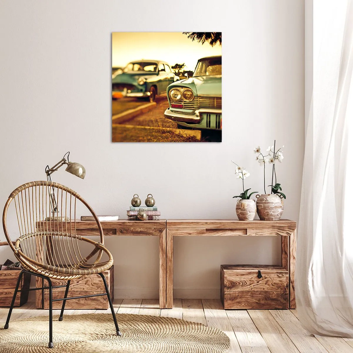 Vászonkép - Várunk és meglátjuk - 70x70 cm