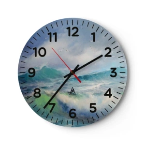 Falióra, Óra - "A forgószél diadalmasan üvöltött...” - 40x40 cm