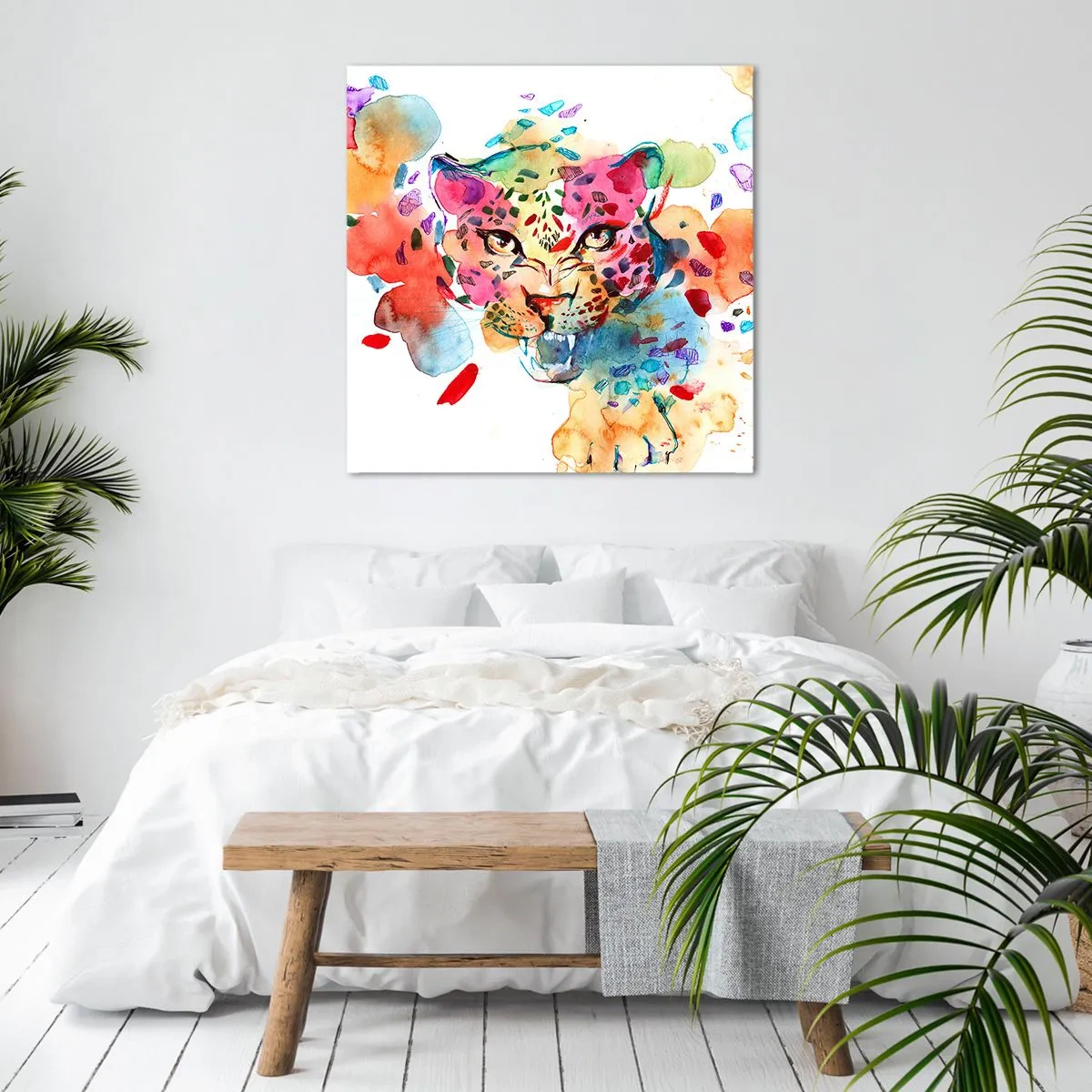 Vászonkép - Szépség és a szörny - 30x30 cm