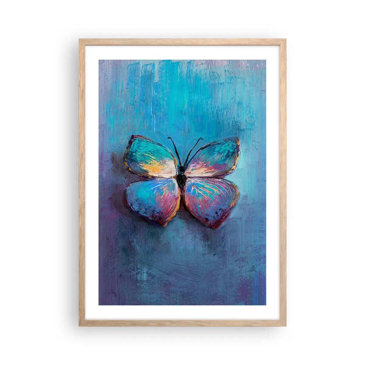 Poszter világos tölgy keretben - Teljes pompájában - 50x70 cm