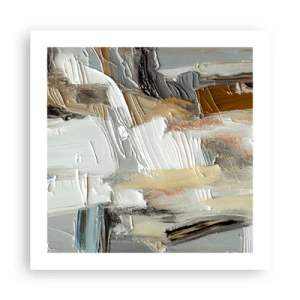 Poszter - Színes rétegződés - 50x50 cm